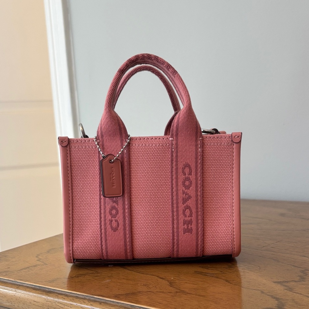 Coach Dusty Rose Mini Tote Bag